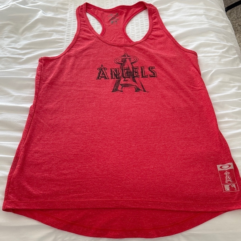 Oakley Red Graphic Tank Top